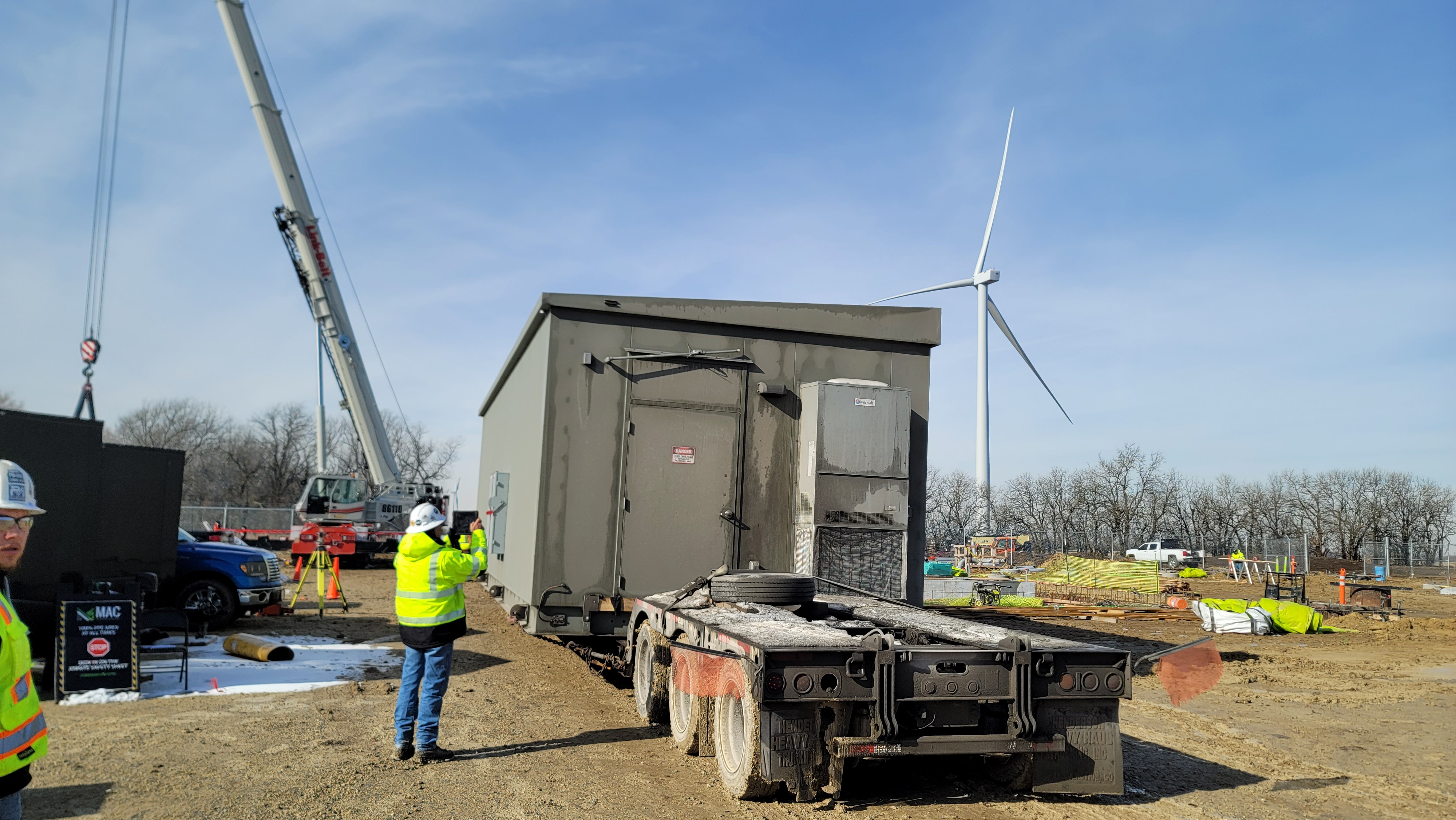 Wind farm building